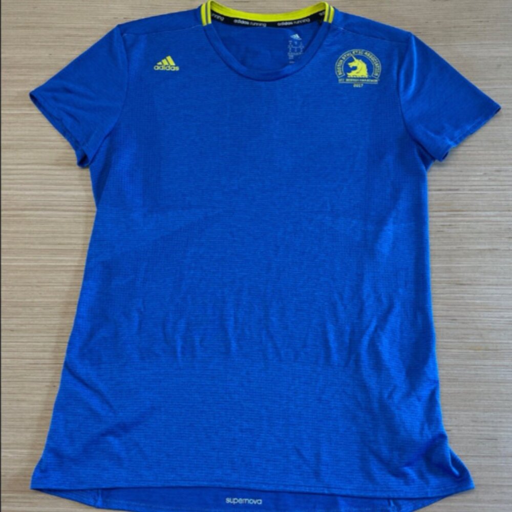 Brand New Women’s Adidas 2017 Boston Marathon Running T-Shirt